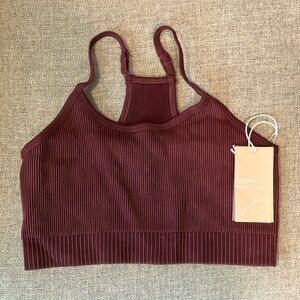 PopFlex What’s The Scoop Ribbed Bralette